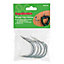 Ambador Tool Hooks (Pack of 6) Silver (One Size)