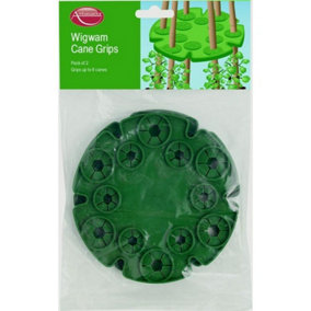 Ambador Wigwam Cane Grips (Pack of 2) Green (One Size)