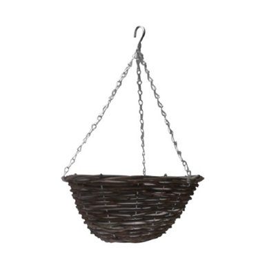 Ambador Willow Plant Hanging Basket Brown (14in)