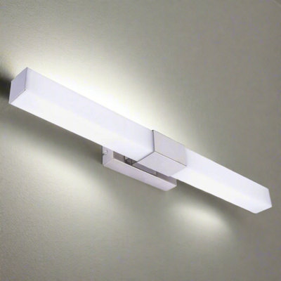 AMBER - CGC LED Chrome IP44 Bathroom Over Mirror wall Light 12W