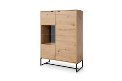 Amber Collection Cabinet 93cm in Natural Oak