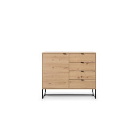 Amber Collection Sideboard 103cm in Oak