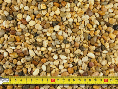 Amber Shingle Gravel 10mm - Bulk Bag (800kg)