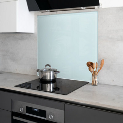 Ambient Light Toughened Glass Kitchen Splashback - 650mm x 600mm