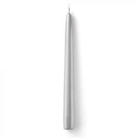 Ambiente Tapered Candle Silver