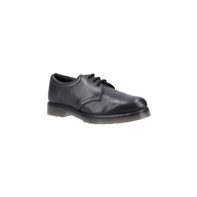 Amblers Aldershot unisex black leather air-sole non-safety gibson shoe