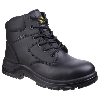 Amblers FS006C Waterproof Safety Work Boots Black - Size 4