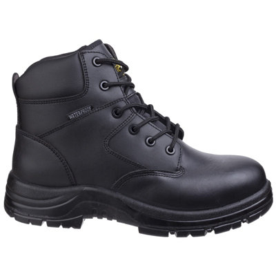Amblers FS006C Waterproof Safety Work Boots Black - Size 7