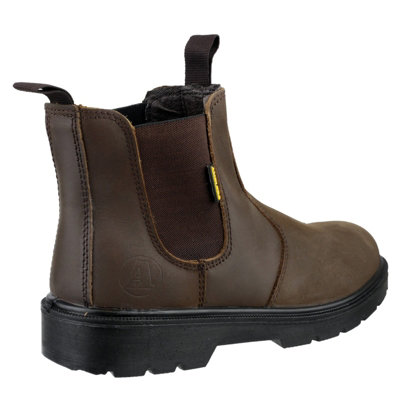 Amblers FS128 Safety Dealer Work Boots Brown (Sizes 3-15)