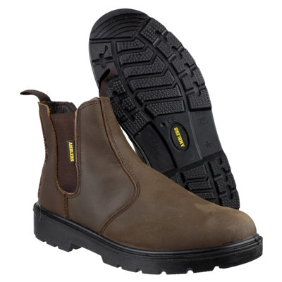 Amblers FS128 Safety Dealer Work Boots Brown (Sizes 3-15)