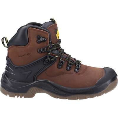 Amblers FS197 Waterproof Safety Work Boots Brown (Sizes 4-14)