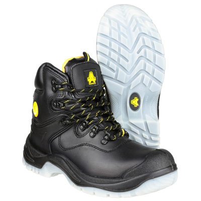 Amblers FS198 Waterproof Safety Work Boots Black (Sizes 4-14)