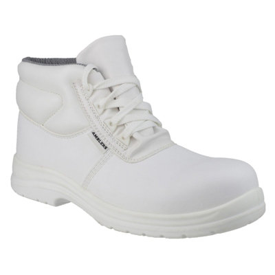Amblers FS513 Safety Work Boots White (Sizes 3-12)