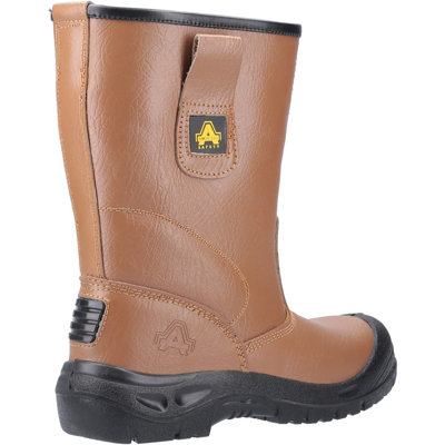 Amblers Safety FS142 Water Resistant Pull On Safety Rigger Boot Tan
