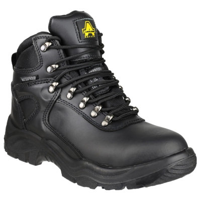 Amblers Steel FS218 Waterproof Safety Boots Men's – Steel Toe Cap Black Work Boots