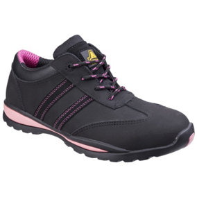 Amblers Safety FS47 Safety Trainer Black/Pink Size 5