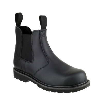 Amblers Safety FS5 Goodyear Welted Pull on Safety Dealer Boot Black ...