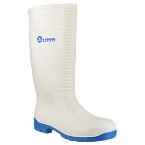 Amblers Safety FS98 Steel Toe Food Safety Wellington White