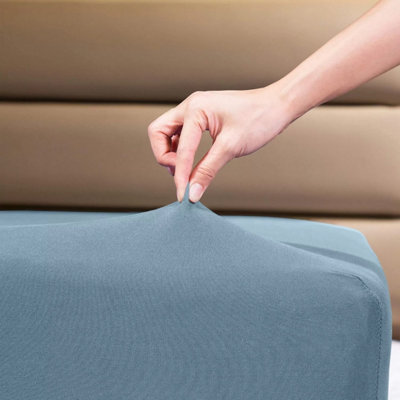 Dreamers Den fitted sheet 90cm x 220cm, 100% cotton, suitable for