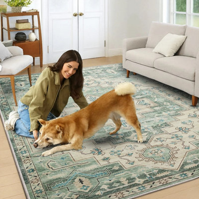 Ameha Ember Cashmere Rug 160 x 230 cm Large Area Bedroom Modern Living ...