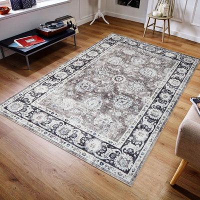 Ameha Extra Large Area Rugs Cashmere Non Slip Indoor Outdoor Rug Living ...