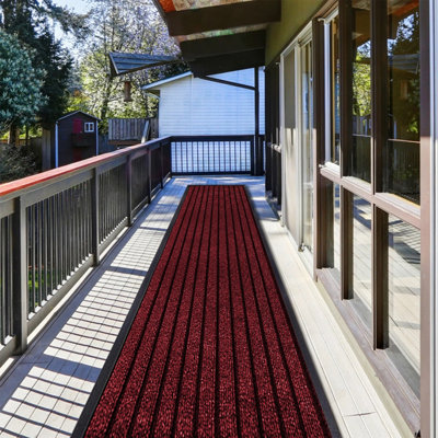 Heavy Duty Barrier Runner Entrance Mat - Dual-Level Non-Slip Door Mat | High Traffic Commercial & Industrial | UK