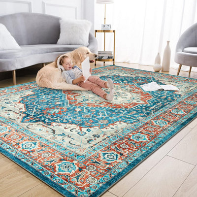 Ameha Regal Cashmere Rugs Large Area For Living Room Floor Mat Bedroom ...