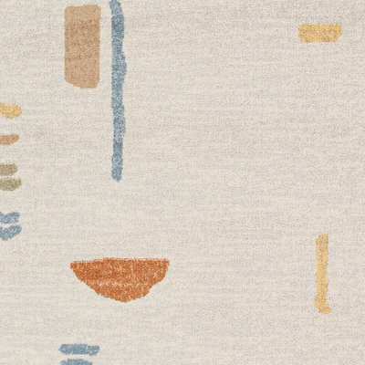 AMELIA Machine Washable Modern Beige Area Rug 160 x 213 cm