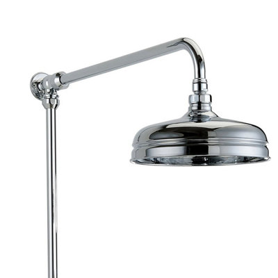Amelie Round Concealed Thermostatic Shower Valve With Bottom Outlet - 5