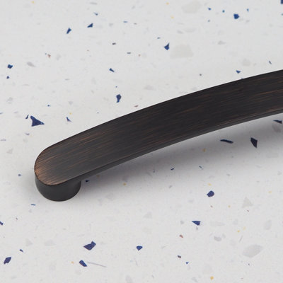 American Brushed Copper Kitchen Cabinet Handle 160mm Hole Centres