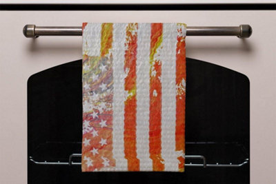 American Flag Flare (Kitchen Towel)