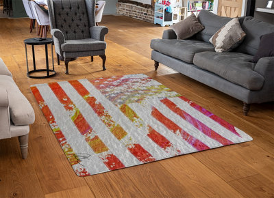 American Flag Flare Special Soft Home Rug