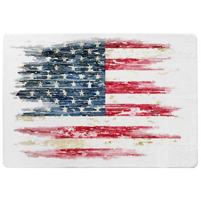 American Grunge Flag Designer Special Soft Home Rug