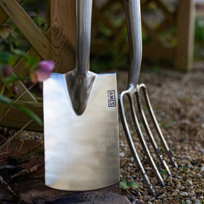 Ames Border Spade Stainless Steel