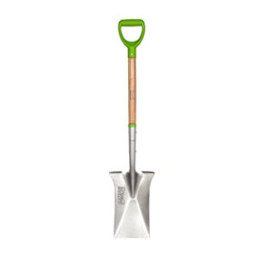AMES High-Quality Carbon Steel Digging Garden Spade - L 104 cm x W 21.2 cm x D 7.3 cm