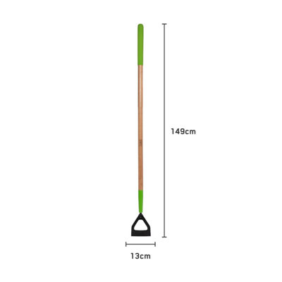 AMES High-Quality Carbon Steel Dutch Hoe - L 149 cm x W 13 cm x D 3.2 cm