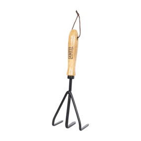 AMES High-Quality Carbon Steel Hand 3 Prong Cultivator - L 28 cm x W 9.5 cm x D 7 cm