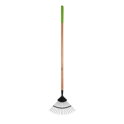 Ames Wire Leaf Rake 16T Round Carbon Steel