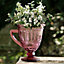 Amethyst Glass Pitcher Jug Flower Vase