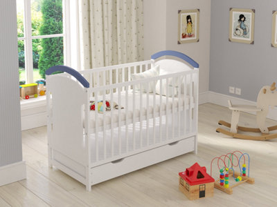 Amie cot bed 120x60cm with drawer