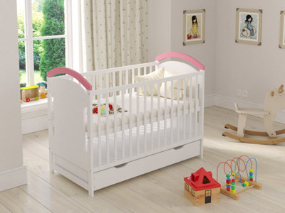 Amie cot bed 120x60cm with drawer