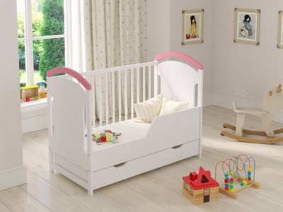 Cot bed with draw hotsell