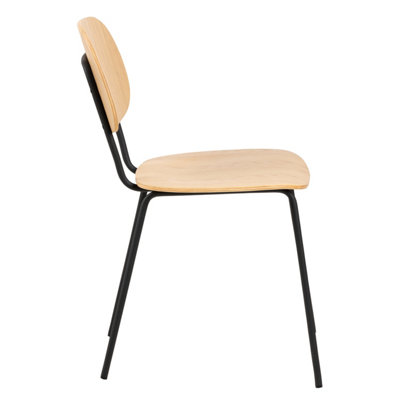 Amira Dining Chair in Oak veneer