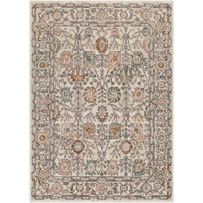 AMIRA Vintage Traditional Oriental Boho Burnt Orange Area Rug 160 x 213 cm