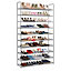 AMOS 10 Tier Extendable Shoe Rack 50 Pair Storage Organiser
