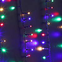 AMOS 1000 LED Multi Colour Christmas String Lights with Memory Function Timer