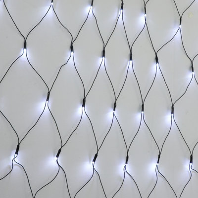 AMOS 180 LED Battery Powered Christmas Net Lights Cool White with Memory Function Timer Price Comparisons | Compare The Build