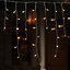 AMOS 200 LED Battery Powered Christmas Icicle Lights In Warm White with Memory Function Timer