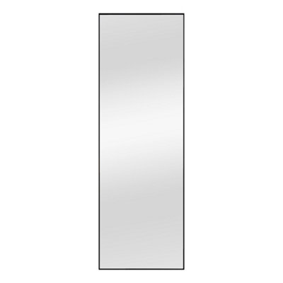 Amos Black Industrial Full-Length Mirror - Elegant Design for Modern Spaces
