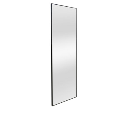 Amos Black Industrial Full-Length Mirror - Elegant Design for Modern Spaces